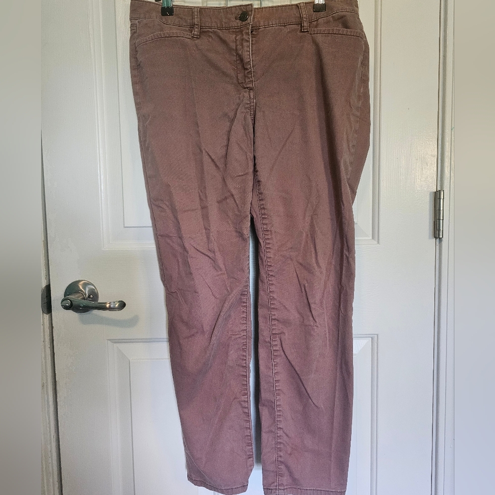 Talbots Salmon Chinos Women's Sz 10p